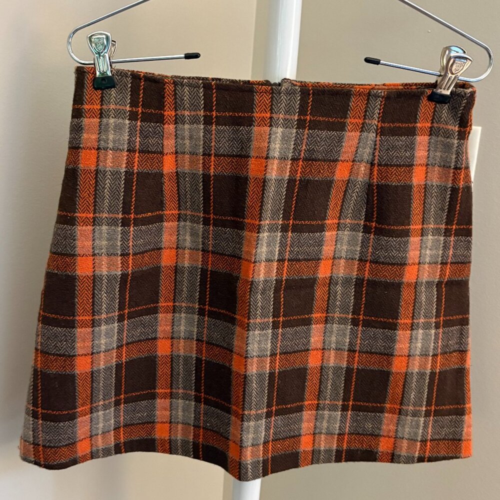 Plaid Mini Skirt